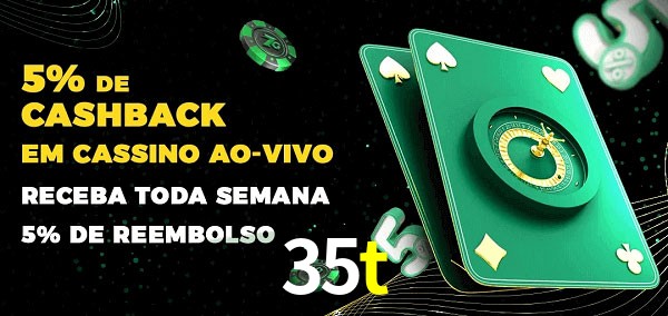 Promoções do cassino ao Vivo 35t